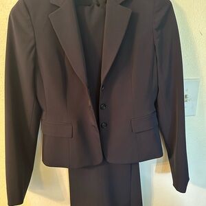 Tahari Dark Navy Pantsuit
